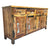Rustic Solid Wooden Sideboard Cabinet with 4 Drawers