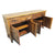 Rustic Reclaimed Wood 4-door Cabinet 6 FT Sideboard Buffet