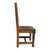 Rustic Solid Wood Dining Chairs with Turned Legs