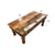 Reclaimed Wood turned leg Rustic Coffee Table