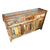 Rustic Reclaimed Wood Sideboard with 3 Door Cabinets and Drawers