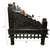 Ornate Hand-Carved 3 Seater Sofa in Sold Wood