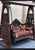 Sofia Handcarved Solid Wood Traditional Indian Indoor Swing Jhoola with Intricate Designs